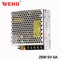 Única saída 25W 5V Swith Mode Power Supply (S-25-5)